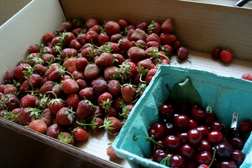 Strawberries and Cherries